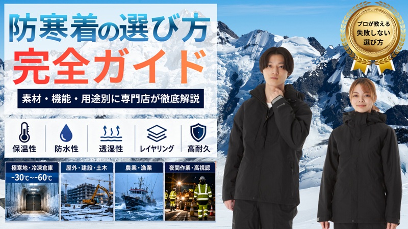 【2026-27年版】防寒着の選び方完全ガイド｜専門店が徹底解説