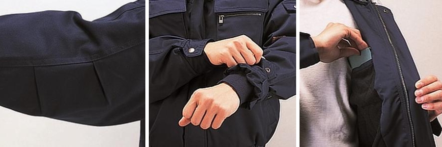 静電気防止【制服百科自重堂ブランド】防寒作業ブルゾン48150 防寒服プロ