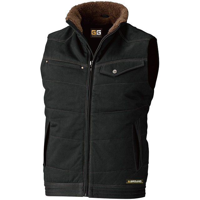 綿100％防寒ベストそうわ