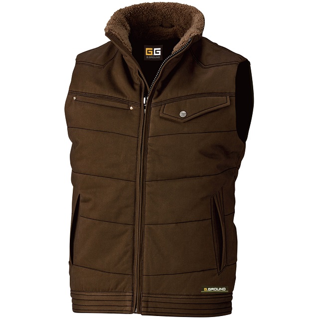 綿100％防寒ベスト