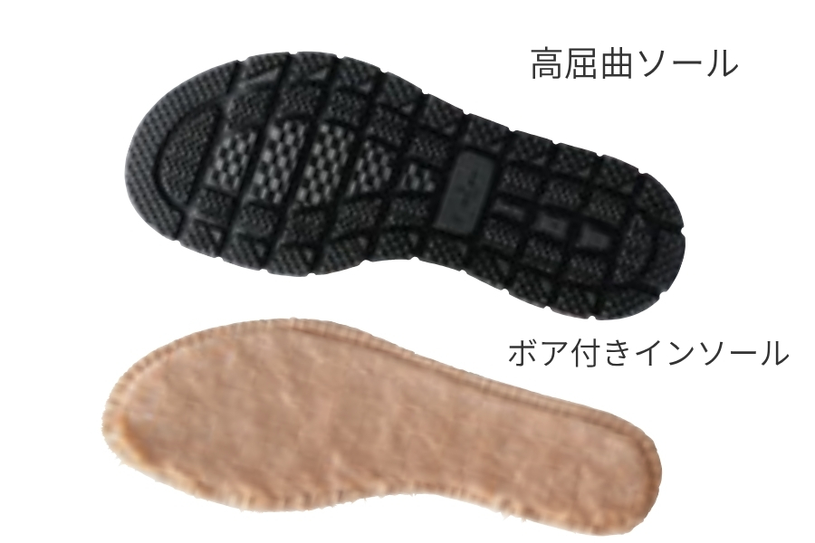 ボアインソール付き防寒長靴＃57