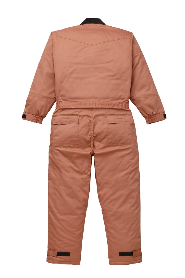 防寒続き服バック