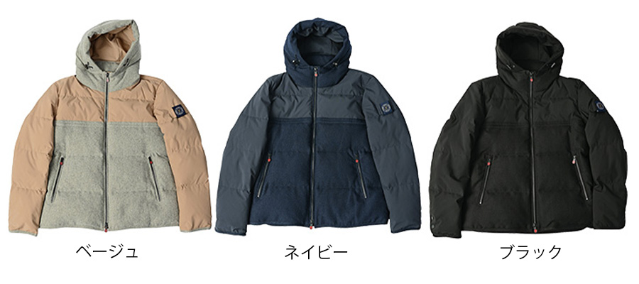 G-STAGE高品質ダウン搭載のフーディッドダウンブルゾン630404