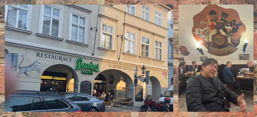 プラハのチョコ料理レストラン