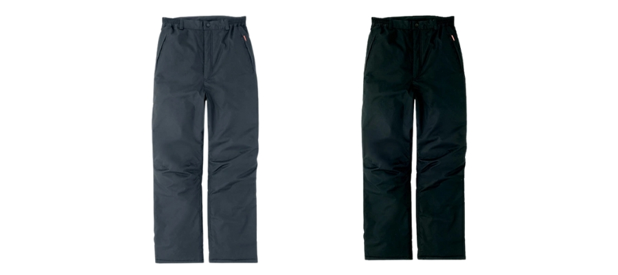 アイトス軽量で中綿入りの動きやすい防風防寒パンツAZ-8472 | 防寒服プロ