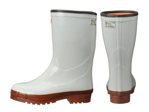 安全防寒スーパークリーン長7型白AC040ハト印ＪＩＳＴ8101L安全長靴 