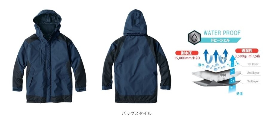 EBA725防寒コート